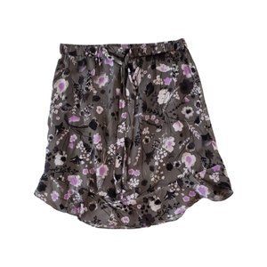 Silver, Purple Skirt. Size M